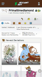 Mobile Screenshot of primaltimediamond.deviantart.com