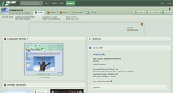 Desktop Screenshot of crossrocks.deviantart.com