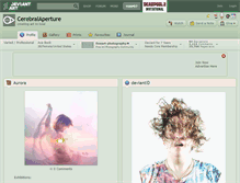 Tablet Screenshot of cerebralaperture.deviantart.com