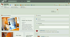 Desktop Screenshot of insomiak.deviantart.com
