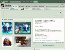 Tablet Screenshot of chardove.deviantart.com