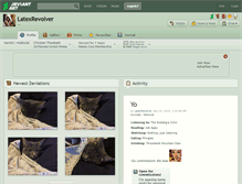 Tablet Screenshot of latexrevolver.deviantart.com