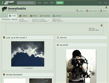Tablet Screenshot of generalgodzilla.deviantart.com