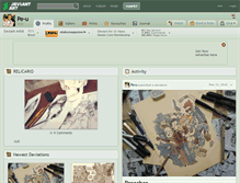 Tablet Screenshot of pe-u.deviantart.com