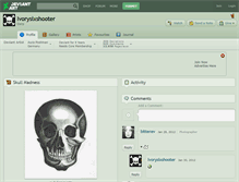 Tablet Screenshot of ivorysixshooter.deviantart.com