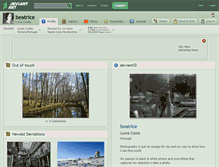 Tablet Screenshot of beatrice.deviantart.com