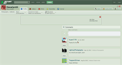 Desktop Screenshot of dianagentili.deviantart.com
