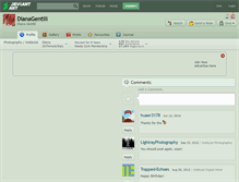 Tablet Screenshot of dianagentili.deviantart.com