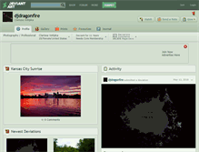 Tablet Screenshot of djdragonfire.deviantart.com