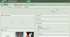 Desktop Screenshot of hakron.deviantart.com