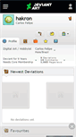 Mobile Screenshot of hakron.deviantart.com