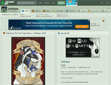 Tablet Screenshot of airraiser.deviantart.com