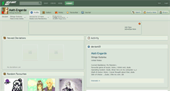 Desktop Screenshot of matt-engarde.deviantart.com