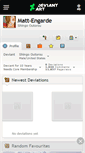 Mobile Screenshot of matt-engarde.deviantart.com
