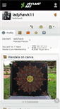 Mobile Screenshot of ladyhawk11.deviantart.com