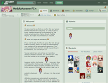 Tablet Screenshot of madokakaname-fc.deviantart.com