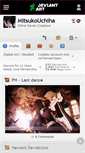 Mobile Screenshot of mitsukouchiha.deviantart.com
