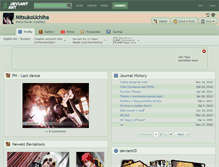 Tablet Screenshot of mitsukouchiha.deviantart.com
