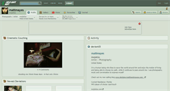 Desktop Screenshot of mattmayes.deviantart.com