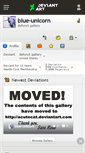 Mobile Screenshot of blue-unicorn.deviantart.com