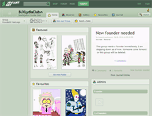 Tablet Screenshot of bjxlydiaclub.deviantart.com