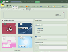 Tablet Screenshot of dragorta.deviantart.com