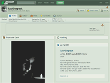 Tablet Screenshot of lucythegreat.deviantart.com