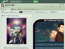 Tablet Screenshot of jade-the-tiger.deviantart.com