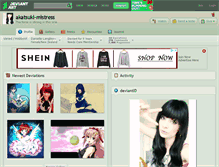 Tablet Screenshot of akatsuki-mistress.deviantart.com