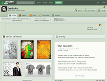 Tablet Screenshot of denindra.deviantart.com