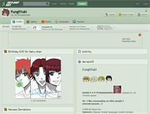 Tablet Screenshot of fungiiyuki.deviantart.com