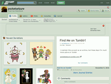 Tablet Screenshot of pocketseizure.deviantart.com