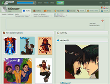Tablet Screenshot of k80soccer.deviantart.com