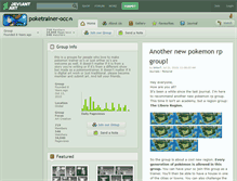Tablet Screenshot of poketrainer-occ.deviantart.com