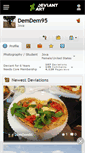 Mobile Screenshot of demdem95.deviantart.com