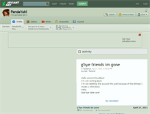 Tablet Screenshot of pandayuki.deviantart.com