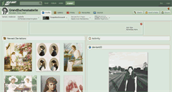 Desktop Screenshot of grandduchessisabelle.deviantart.com