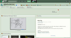 Desktop Screenshot of butterfly-goth-gurl.deviantart.com
