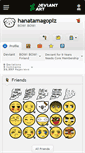 Mobile Screenshot of hanatamagoplz.deviantart.com