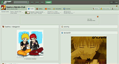 Desktop Screenshot of gaara-x-naruto-club.deviantart.com