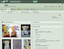 Tablet Screenshot of juls2.deviantart.com
