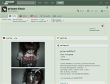 Tablet Screenshot of princess-kitsch.deviantart.com