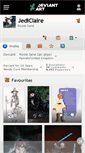 Mobile Screenshot of jediclaire.deviantart.com