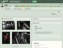 Tablet Screenshot of evay.deviantart.com