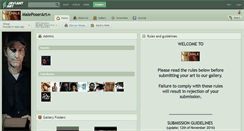 Desktop Screenshot of maleposerart.deviantart.com