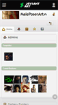 Mobile Screenshot of maleposerart.deviantart.com