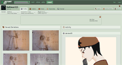 Desktop Screenshot of dethace323.deviantart.com