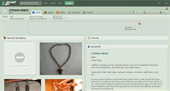 Desktop Screenshot of crimson-okami.deviantart.com