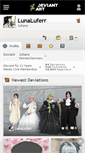 Mobile Screenshot of lunaluferr.deviantart.com
