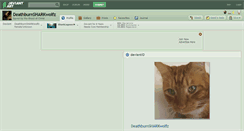 Desktop Screenshot of deathburnsharkwolfz.deviantart.com